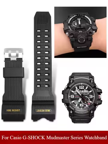 Premium Silicone Watchbands for Casio G-SHOCK Mudmaster Series GWG-1000-1A/A3/1A1 GB/GG Special Buck