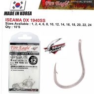 (MADE IN KOREA) MATA KAIL STAINLESS STEEL FIRE EAGLE ISEMA 1940SS SUPER SHARP FISHING HOOK SOTONG KA