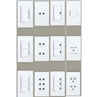 Royu wide series universal outle 1gang 2gang 3gang outlet 1way 3way switch ROYU OUTLET