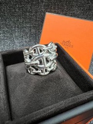 Hermes Ring 豬鼻銀戒指 Size 54