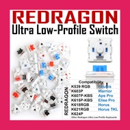 Redragon Ultra Low Profile Switches for Redragon Horus Anubis Warrior Aps Elise Azure