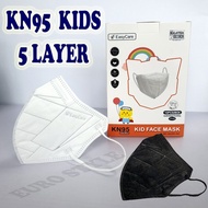 KID KN95 Face Mask 5 Layer Mask Children 5ply Soft Transformer Mask