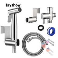 FAY Bidet Attachment for Toilet, 304 Stainless Steel Drawing Bidet Set, Easy to Install US Standard 7/8 Inch Pressurized Toilet Spray  Bathroom Accessories