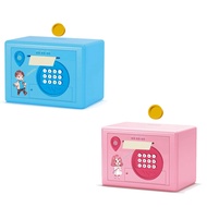Piggy Bank for KidsFingerprint Password Money Saving BoxCoin Bank Money Safe ATM Machine Gift for Bi
