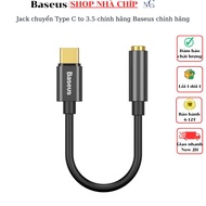 Đầu chuyển Type C sang Audio AUX 3.5mm Baseus L54