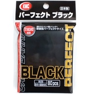 KMC PERFECT Size Standard Sized BLACK Card Sleeves 80pcs 64x89mm (Inner Sleeves)
