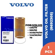 VOLVO Oil Filter For Volvo C30/ C70/ S60/ S80/ XC60/ XC70/ XC90/ V40/ V50/ V60/ V70 (8692305)