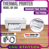 QR-368 Sticker Label Printer Thermal Printer Wireless Waybill Printer Thermal Printer Barcode