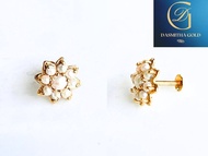 Dasmitha Pearl and pavalam  mukuthi 10mm nose stud