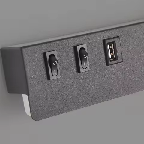 Nordic bedroom bedside reading wall light modern minimalist LED living room background wall light cr