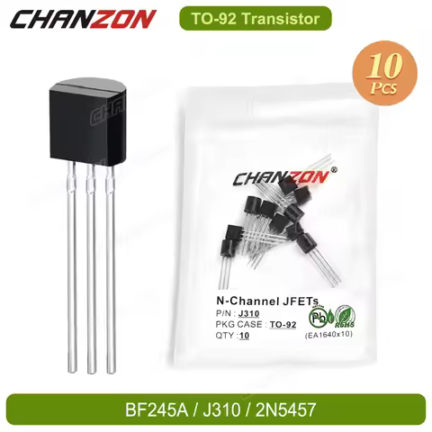 10PCS F245A J310 2N5457 TO92 N-Channel Jfet Fet Amplifier RF Transistor Bipolar Junction Field Effec