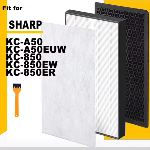 FZ-C100HFE FZ-C100DFE Hepa Deodorizing Filter for Sharp Air Purifier KC-A50 KC-A50EUW KC-850 KC-850E