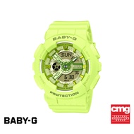 CASIO นาฬิกาข้อมือผู้หญิง BABY-G รุ่น BA-110YK-3ADR สายเรซิ่น สีเขียว