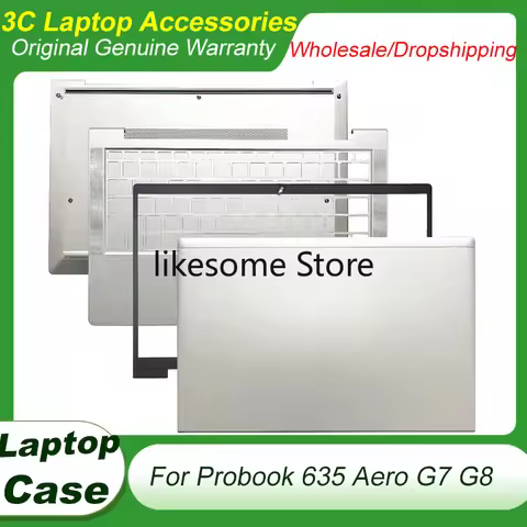 New For Probook 635 Aero G7 G8 Laptops LCD Screen Back Cover Front Bezel Palmrest Upper Housing Top 