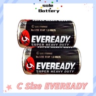 EVEREADY 1.5V Super Heavy Duty Battery Size C Batteries LR14 Battery for toys remote  oclock calcula