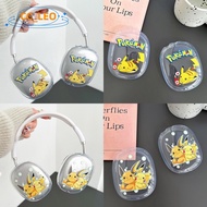 For AirPods Max Transparent Case Cartoon Pikachu Cute Soft Case Compatible with AirPods Max Shockproof Shell Protective Cover