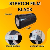 Stretch Film Baby Roll 100mm x 250g Black/Clear Wrapping Plastic Cling Film Plastic Wrap Plastic Wrapping Packing