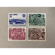 {JK} Cambodia 1966 - Ganefo Games Phnom Penh Stamps 4V MNH (Yellowish)