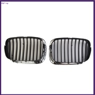 【BET】For For For For For BMW E39 5-series 525 530 535 540 M5 97-03 Front Chrome Black Grille Grill[m