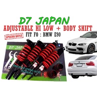 BMW E90 D7 JAPAN ADJUSTABLE ABSORBER + SPRING HI LOW BODY SHIFT SET