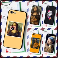 Google Pixel 2 3 3A 5 XL 8A 8 Pro 230719 Black soft Phone case Oil painting Mona Lisa aesthetic