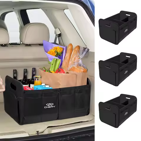 Car Trunk Box Organizer Big Capacity Car Storage Box Collapsible Cargo Storage Tools For Chery Tiggo