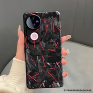 HP Latest Vivo V50 5G 2025 - Vivo Softcase - Latest V50 Lite Casing - Case Abstract Motifhp