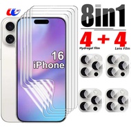 8To1 Camera Lens Glass For iPhone 16 Pro Max Hydrogel Film i Phone 16 iPhone16 16Pro Smart Phone Scr
