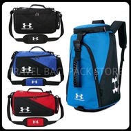 Beg galas lelaki beg sekolah Under Armour Duffle Bag Travel Gym Bag Hand Shoulder Sports Unisex Mult