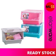 (2 PCS) ELIANWARE (32L) Stack Box With Roller / Drawer / Wardrobe / Storage Box E-627