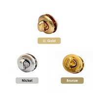 Oval Twist Bag Lock / Twist Lock / Bag Lock / DIY Bag Accessories