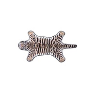 5慧【SALES】 Art Carpet Irregular Shape Tiger Animal Pattern Living Room Rug Fluffy Non Slip Bedroom Lo