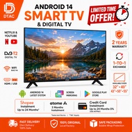 Televisyen Pintar DTac TV Smart 32inch/40inch/43inch/50inch Netflix Hdmi HD LED TV Android Murah