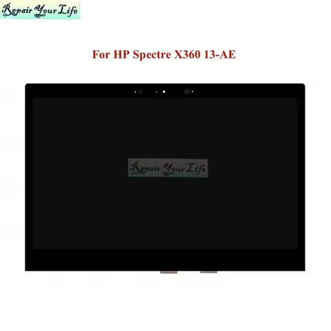 13.3 Laptop LCD Screen Assembly Touch For HP Spectre X360 13-AE M133NVF3 R2 918023-N32 1080P FHD N13
