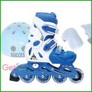 成功牌兒童伸縮溜冰鞋(發光輪)(直排輪/滑輪/護膝/護肘/護掌/SUCCESS)