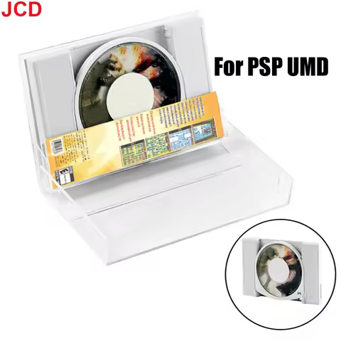 JCD 1pc For PSP UMD Cassette Storage Box For PSP UMD Game Tray Protective Box Game CD Collection Box