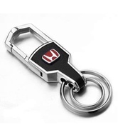 1PCSโลโก้รถพวงกุญแจหนังKeyแหวนโซ่ที่ใส่กุญแจสำหรับHonda Civic Accord Crv Fitแจ๊สเมืองDio Hornet 600 Hrv Cbrพวงกุญแจขายดีขาย