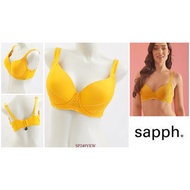 Bra Thin Foam Underwire Full Cup Mix Lace Premium SAPPH BIG Size 40F 42F 44DD/DDD/F Underwear Jumbo 