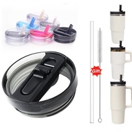 Replacement Cup Lid with Straw-Compatible with Stanley ProTour Quencher 40oz and Quencher H2.0 40oz,