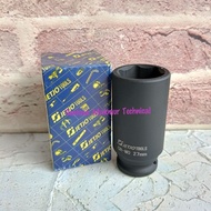 MATA JETJO LAKONI 1/2" 27 MM Long Deep Impact Socket Wrench Black 27mm