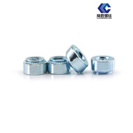 Sales S-M2M2.5 M3M4M5M6M8M10M12 Flower Tooth Iron Carbon Steel Press Riveting Riveting Nut Zinc Nut 