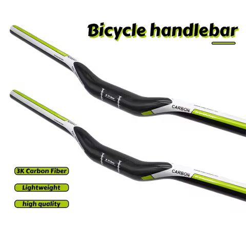 3K Full Carbon Fiber MTB Swallow Handlebar 31.8mm 600-780mm Glossy Mountain Bike Bicycle Parts