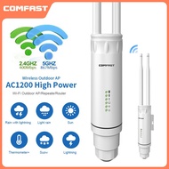 Comfast CF-EW74 96dBm Outdoor Wireless Wifi Extender Dual-Dand 1200Mbps 2.4G+5Ghz Long Range Wifi Re