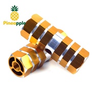 [Pine-t] 2Pcs Aluminum M TB Bike Bicycle A xle Pedal Non-slip Front Rear A xle Foot Pegs Bicycle Soc