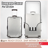 [SG SELLER] 22 Inch Luggage Cover Protector Travel Luggage Cover Waterproof  Suitcase Cover