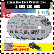 BOSCH EXPERT FOR INOX CUTTING WHEEL DIA76x1x10MM, 2608601520 (FOR GWS12-76-V-EC)