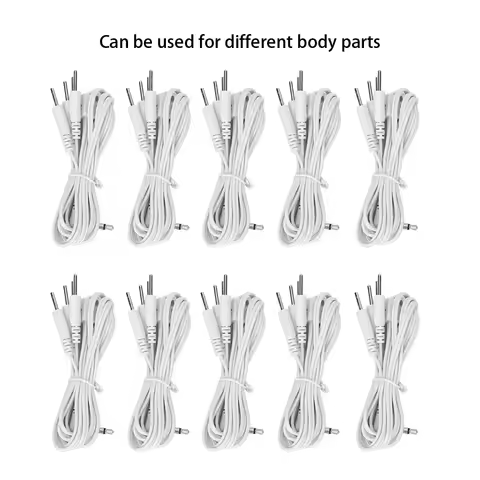 3.5mm Pin Type Electrode Lead Wires Cable for TENS Unit Physiotherapy Machine Electrode Lead Cable T