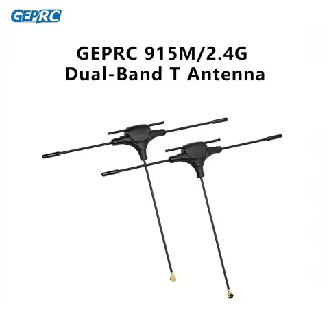 GEPRC 915M/2.4G Dual-Band T Antenna 80mm ELRS Dual-band Receivers DIY RC FPV Quadcopter Freestyle Dr