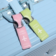 [SG Ready Stock] PVC Rectangular Luggage Tag | Baggage Tag