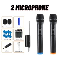 UHF Wireless Microphone Wireless Karaoke Microphone Dynamic Mikrofon Tanpa Wayar Wireless Mic Profes